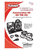 Playskool Tonka Construction Kit On the Go 05513 Instruction Manual preview