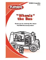 Playskool Wheels the Bus 05066 Instruction Manual предпросмотр