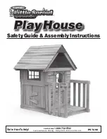 Предварительный просмотр 1 страницы PLAYSTAR Little Sprout Play House PS 7490 Safety Manual & Assembly Instructions