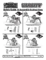 Preview for 1 page of PLAYSTAR VARSITY BRONZE Safety Manual & Assembly Instructions