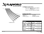 Playworld Systems PlayForm 7 XX0705 Installation Instructions Manual preview