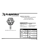 Playworld Systems UN8727 Installation Instructions Manual preview