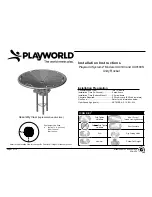 Preview for 1 page of Playworld Systems Unity XX0139S Installation Instructions Manual