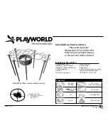 Preview for 3 page of Playworld Systems XX0187 Installation Instructions Manual