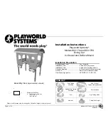 Предварительный просмотр 1 страницы Playworld Systems XX0365 Installation Instructions Manual