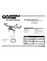 Preview for 1 page of Playworld Systems XX0596 Installation Manual