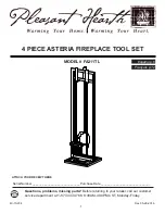 Предварительный просмотр 1 страницы pleasant hearth ASTERIA FA311TL Manual