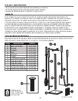 Предварительный просмотр 10 страницы pleasant hearth ATTICUS FA617TL Manual