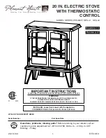 pleasant hearth ES-322T Important Instructions Manual предпросмотр