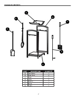 Предварительный просмотр 2 страницы pleasant hearth FA011TL Manual