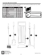 Предварительный просмотр 15 страницы pleasant hearth FA017TA Manual