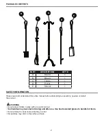 Предварительный просмотр 2 страницы pleasant hearth FA104TLA Manual