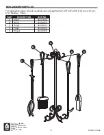 Предварительный просмотр 5 страницы pleasant hearth FA995TC Quick Start Manual
