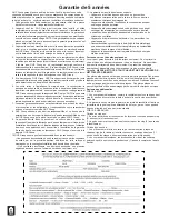 Preview for 43 page of pleasant hearth HWS-227202 Series User Manual