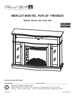 pleasant hearth MERLOT 24-42-34M Manual preview