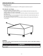 Предварительный просмотр 15 страницы pleasant hearth OFG112SE Important Instructions Manual