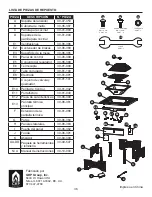 Предварительный просмотр 36 страницы pleasant hearth OFG112SE Important Instructions Manual