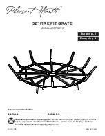 Предварительный просмотр 1 страницы pleasant hearth OFP32WG Operating Manual