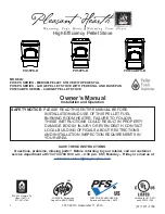 pleasant hearth PH35PS Series Owner'S Manual preview