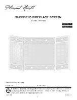 pleasant hearth SHEFFIELD FA146S Quick Start Manual preview