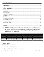 Preview for 3 page of pleasant hearth VFF-PH-PH20LPB Manual