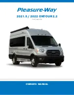 Pleasure-Way ONTOUR 2.2 2021.5 Owner'S Manual preview