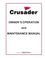 PleasureCraft Engine Group crusader Owner'S Operation And Maintenance Manual preview