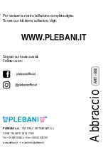 Preview for 32 page of Plebani Abbraccio Assembly And Use Instructions