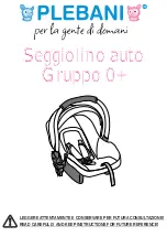 Plebani Seggiolino auto Manual предпросмотр