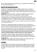 Preview for 23 page of Plebani Strolley 108 Assembly And Use Instructions