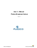 Pledco VFI12 User Manual предпросмотр