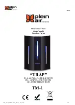 Plein Air TRAP TM-1 Directions For Use Manual предпросмотр