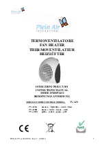 Plein Air TV-A20A Instrution Manual предпросмотр