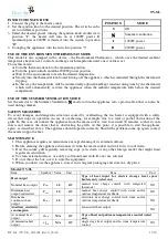 Preview for 11 page of Plein Air TV-SL Instruction Manual