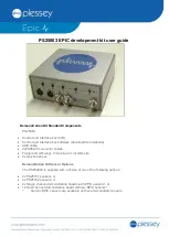 Plessey Epic PS25003 User Manual предпросмотр