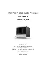 PlexBio IntelliPlex 1000 User Manual preview