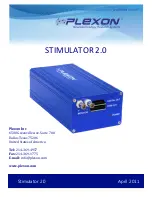 Plexon Stimulator 2.0 Manual предпросмотр