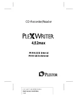 Предварительный просмотр 3 страницы Plextor 412-1 User Manual