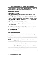 Preview for 17 page of Plextor H/H DVD Writer User Manual