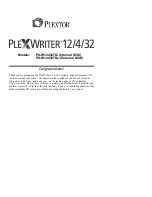 Предварительный просмотр 1 страницы Plextor PlexWriter 12/4/32 Operation Manual