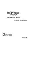 Предварительный просмотр 1 страницы Plextor PlexWriter 40/12/40A Installation And User Manual