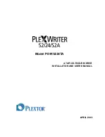 Plextor PlexWriter 52/24/52A Installation And User Manual предпросмотр