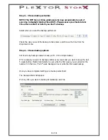 Предварительный просмотр 34 страницы Plextor StorX Quick Setup Manual