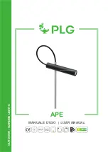 Предварительный просмотр 1 страницы PLG APE User Manual