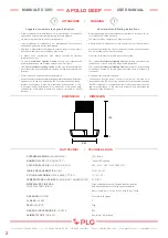 Предварительный просмотр 2 страницы PLG APOLLO DEEP User Manual