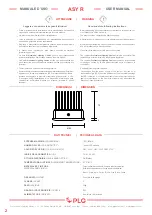 Предварительный просмотр 2 страницы PLG ASY R User Manual