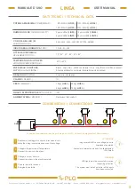 Предварительный просмотр 3 страницы PLG LINEA 3 User Manual