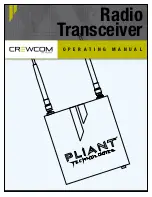 Предварительный просмотр 1 страницы Pliant CRT-2400 Operating Manual