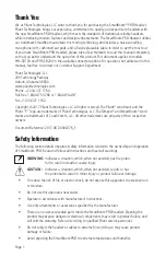 Preview for 2 page of Pliant SmartBoom PRO PHS-SB100-4F Operating Manual