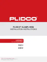 PLIDCO Clamp+Ring Installation Instructions Manual предпросмотр